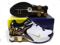 shox r4 torch -noir-blance-gold